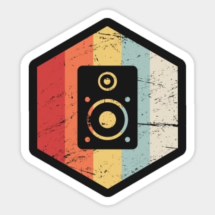 Retro Vintage Speaker Icon Sticker